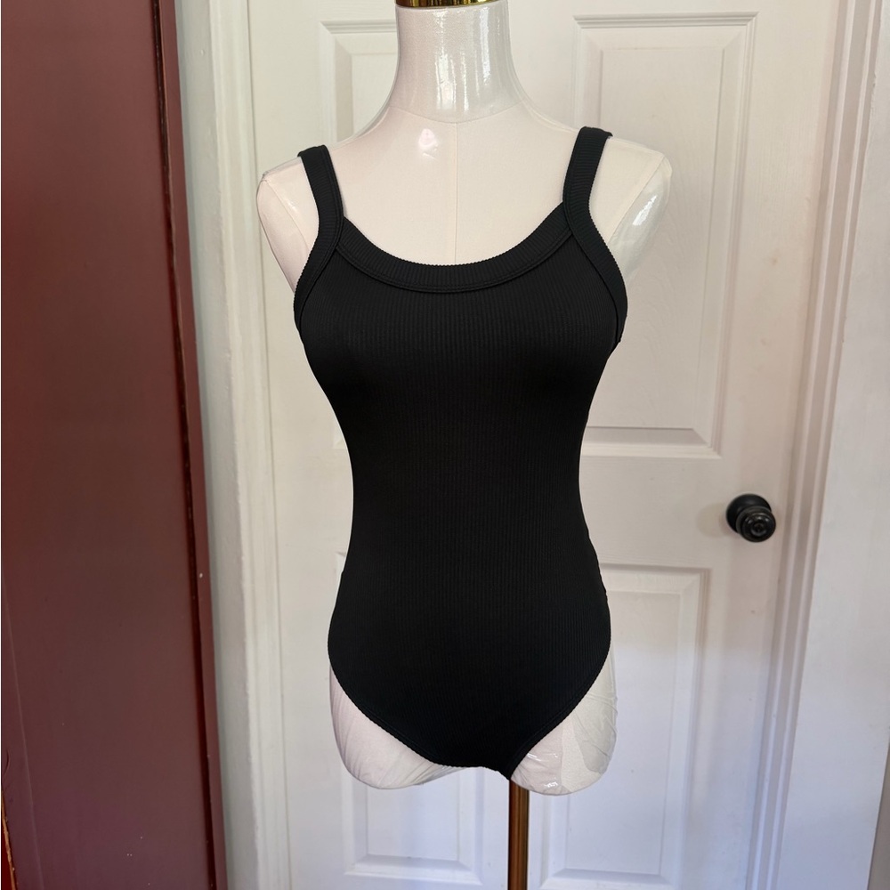 Wild Fable Black Ribbed Top